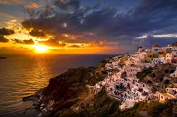 جزیره سنتورینی یونان | تماشایی ترین غروب دنیا