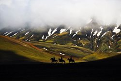 اسب سواران در ایسلند + عکس