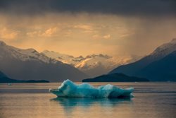 تکه یخ سرگردان در آلاسکا + عکس
