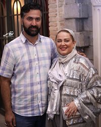 بهاره رهنما و همسرش در اکران خصوصی فیلم جدیدشان + تصویر