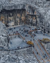 غارهای زیبای لانگمن در چین + تصویر