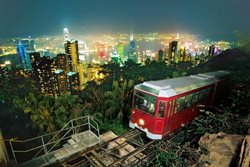 ترامو سواری در ارتفاعات هنگ کنگ