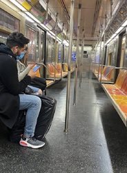 مترو نیویورک بعد از شیوع کرونا + عکس