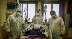 تلاش شبانه روزی پرسنل بیمارستان فرهیختگان تهران + تصاویر