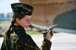 تمرینات دختران خلبان در روسیه + عکسها