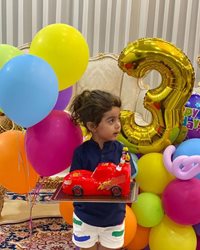 جشن تولد 3 سالگی پسر بابک حاتمی + عکس