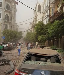 تصاویری از انفجار مهیب در بیروت
