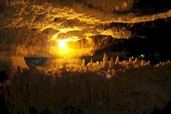 شروع بهسازی و اصلاح پروژه نورپردازی غار کتله خور