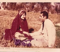 عکسی از پدر و مادر شقایق دهقان در سال های دور