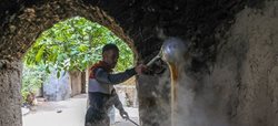 تولید شیره در روستای هزاوه + عکسها