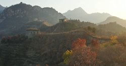 مناظر پاییزی دیوار چین + تصاویر