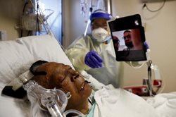 حال و روز بیماران کرونایی در شیکاگو + عکسها