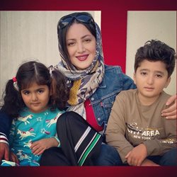 شیلا خداداد در کنار فرزندانش + عکس