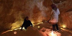 بازگشایی اولین غار نمکی مصنوعی لیبی + عکس