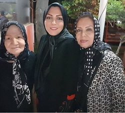 المیرا شریفی مقدم و مادر و مادربزرگش + عکس