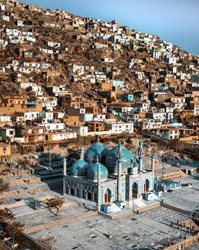 عکسی زیبا از زیارت سخی در کابل