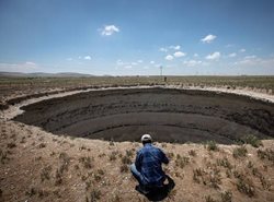 خشکسالی در ترکیه و فرونشست زمین + عکسها