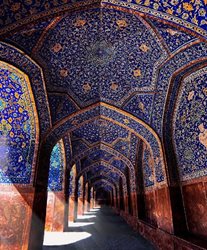 شاهکار معماری در مسجد جامع عباسی اصفهان + عکس