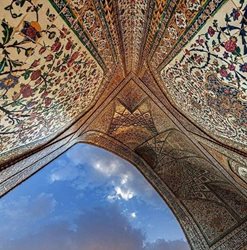 کاشی کاری چشم نواز مسجد وکیل شیراز + عکس