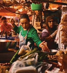 فروش غذای خیابانی در بانکوک + عکسها