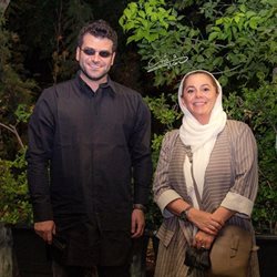 مستانه مهاجر و روزبه حصاری در موزه سینما + عکس
