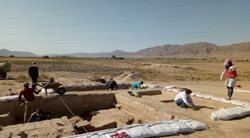کشف یک کتیبه تاریخی متعلق به دوره ساسانی در محوطه تاریخی ریوی