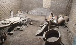 کشف اتاق بردگان در یک ویلا در حومه شهر سوخته پمپئی