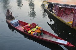 بازاری عجیب که در دریاچه دال هندوستان برپا می شود