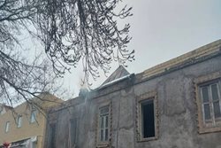 آتش سوزی در خانه خدیوی زنجان به موقع مهار شد
