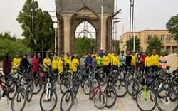 برگزاری همایش دوچرخه سواری سایکل توریست ها در بوشهر