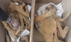 معدن و غارهای طبیعی محل کشف اجساد مومیایی شده لاپلنگ تحت انفجارهای پی در پی قرار دارد