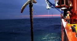 یک لنگر باستانی توسط گروهی از کارکنان شرکت برق در اعماق دریای شمال کشف شد