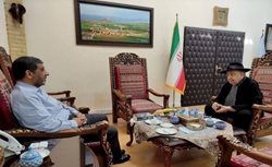 دیدار وزیر میراث فرهنگی کشور با بهمن فرمان آرا