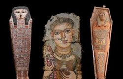 کشف تابوتهای چوبی و پرتره مومیایی در یکی از محوطه های تاریخی مصر