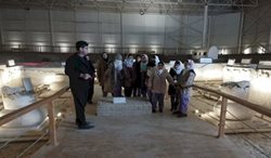 بازدید دانش آموزان از سایت موزه بندیان درگز