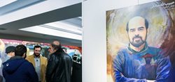 افتتاح نمایشگاه گروهی پوستر و نقاشی یادبود حبیب الله صادقی در حوزه هنری