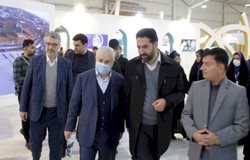 بازدید قائم مقام وزیر میراث فرهنگی از غرفه اصفهان در نمایشگاه گردشگری