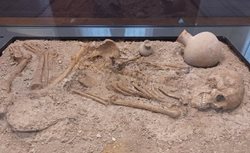 اسکلت دختر 3200 ساله در موزه بابل می ماند