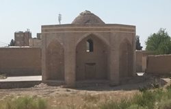 پایان فاز دوم عملیات مرمت بنای تاریخی باغ مزار گرمه