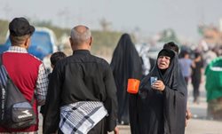 ساکنان شهرها و روستاهای دور دست عراق پیاده روی اربعین را شروع کردند