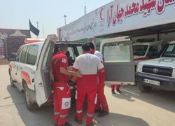 امدادرسانی قرارگاه های امداد و نجات مرز شلمچه و چذابه به 518 حادثه دیده در هفت روز گذشته
