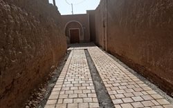 پایان عملیات محوطه سازی بافت تاریخی روستای هدف گردشگری بیابانک