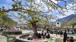چشمه غربالبیز مکان بسیار مناسبی برای گذراندن روزهای تعطیل نوروز است
