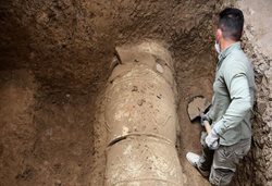 شواهد مهمی از دوره های تاریخی مختلف در گذر کمر زرین اصفهان کشف شد