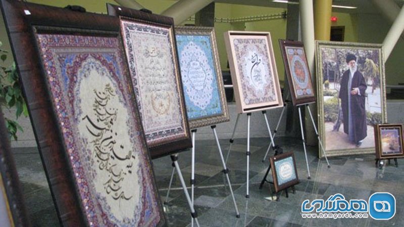 نمایشگاه تابلو فرش در سیرجان