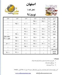 تور نوروزی اصفهان