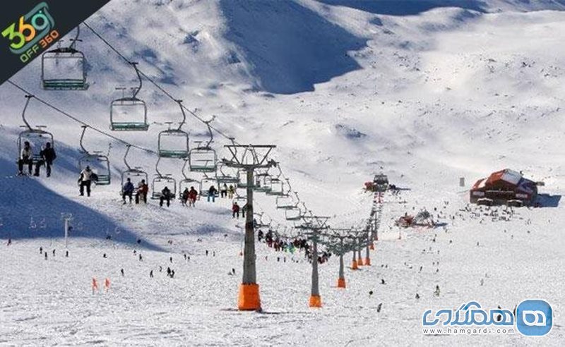 هیجان یک روز شاد و سرد زمستانی و ورزش مفرح اسکی در پیست آبعلی