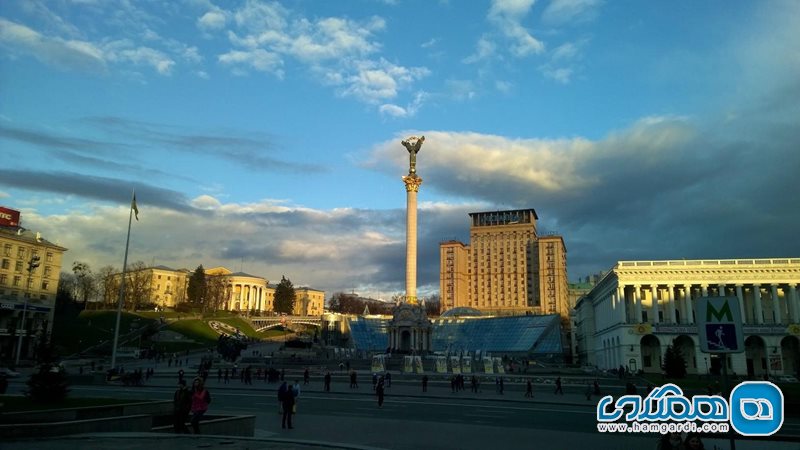 میدان استقلال کی یف Maidan Nezalezhnosti