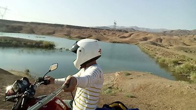 دریاچه سد روستای حسین آباد کروس