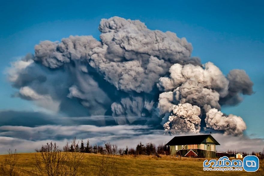 ایسلندEyjafjallajokull Eruption 